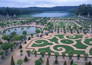 ヘリコプターの上空で花束を渡す